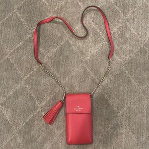 Red Kate Spade Phone Purse